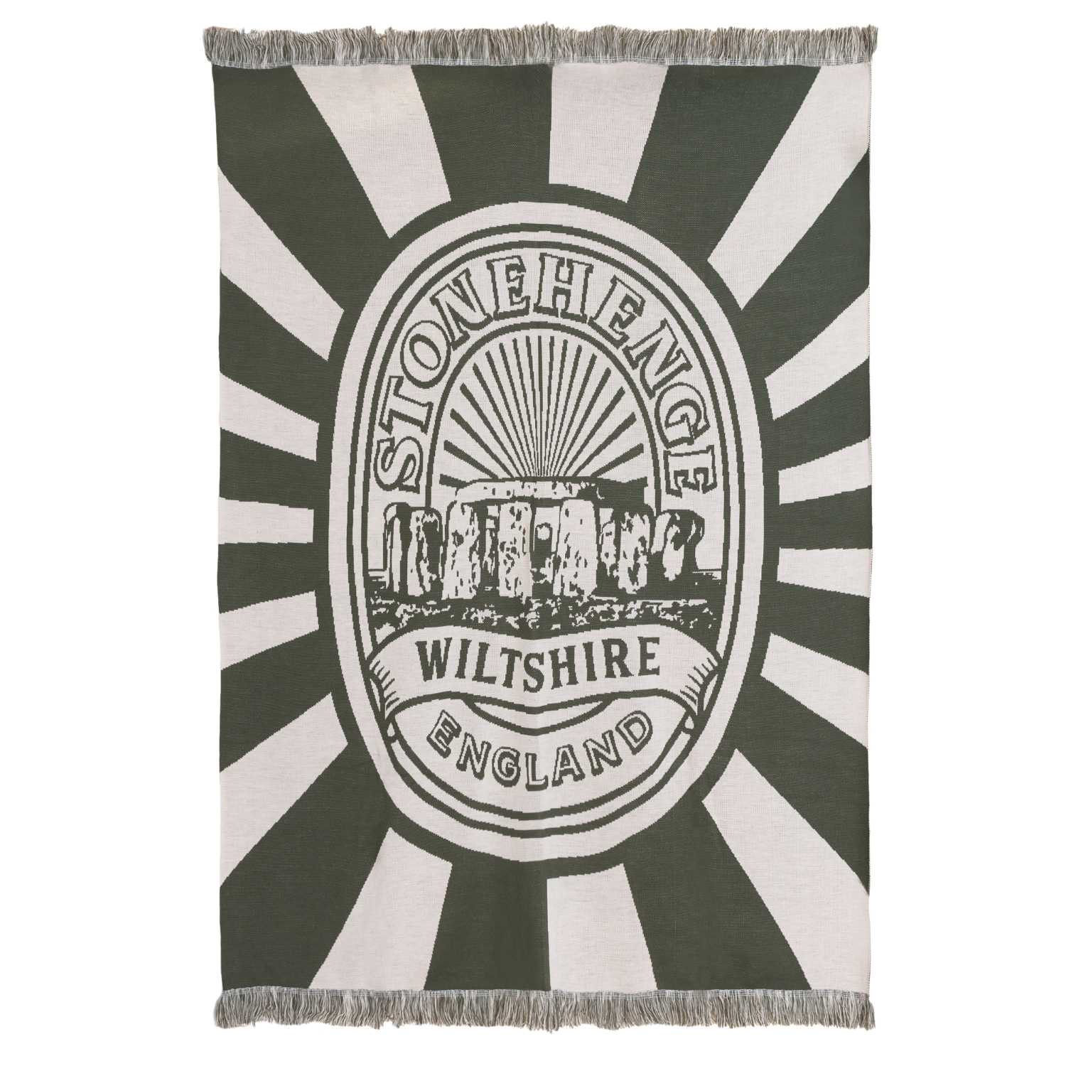 Stonehenge Sunrise Blanket Olive