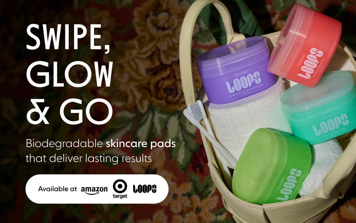 SWIPE, GLOW & GO | LOOPS SKINCARE PADS