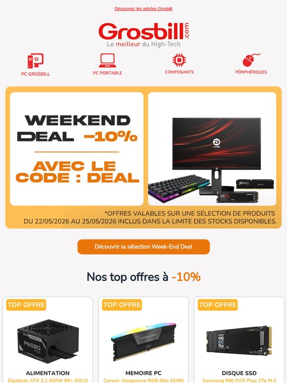 - 10% avec le code DEAL🚀