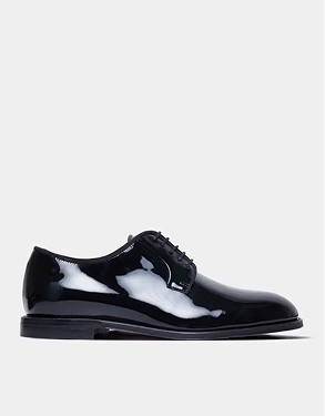 Black Derby Dress Shoe