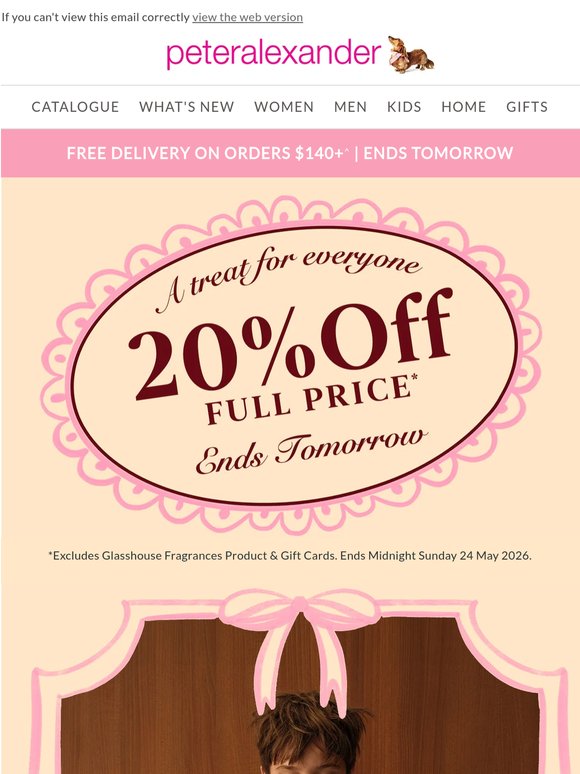 Take a bite! 20% Off Full Price Ends Tomorrow!