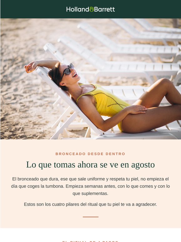 Lo que tomas ahora se ve en agosto 🌞