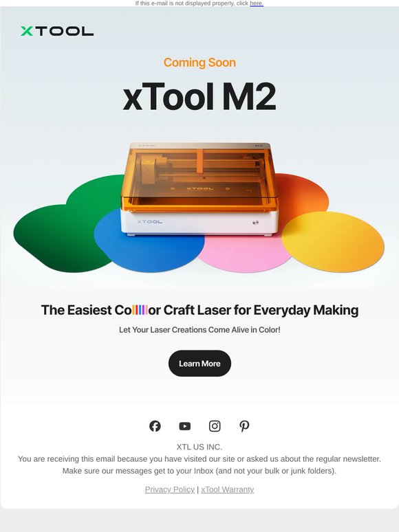 🎨 Coming Soon: xTool M2