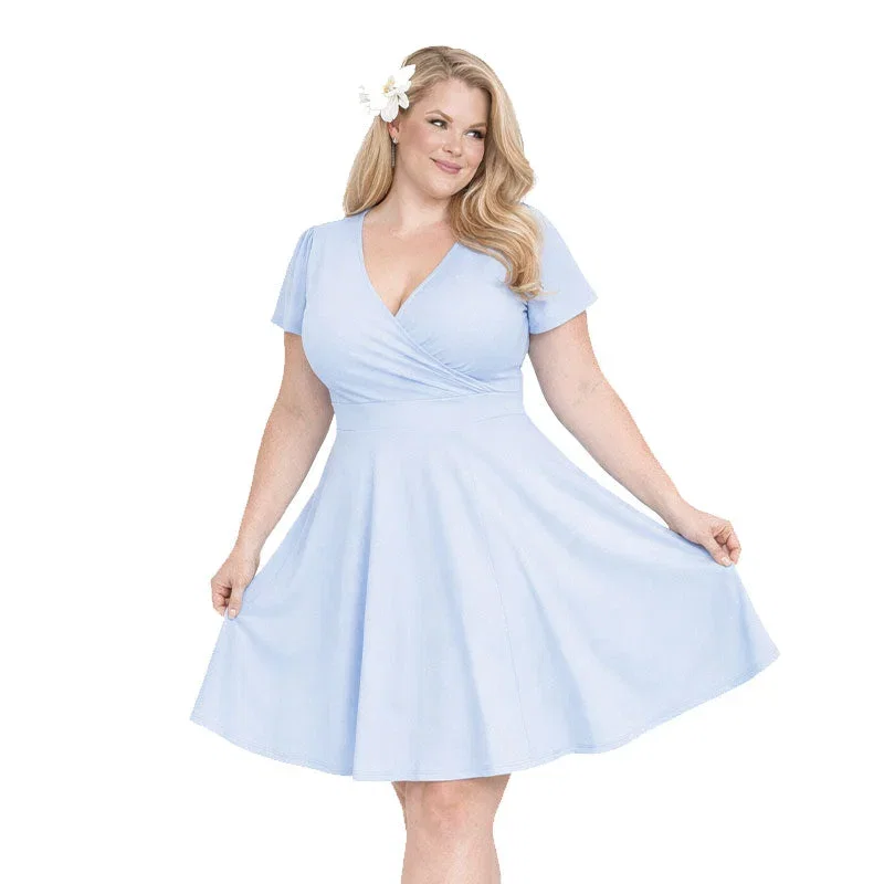 Lyra - Mini Dress - Baby Blue