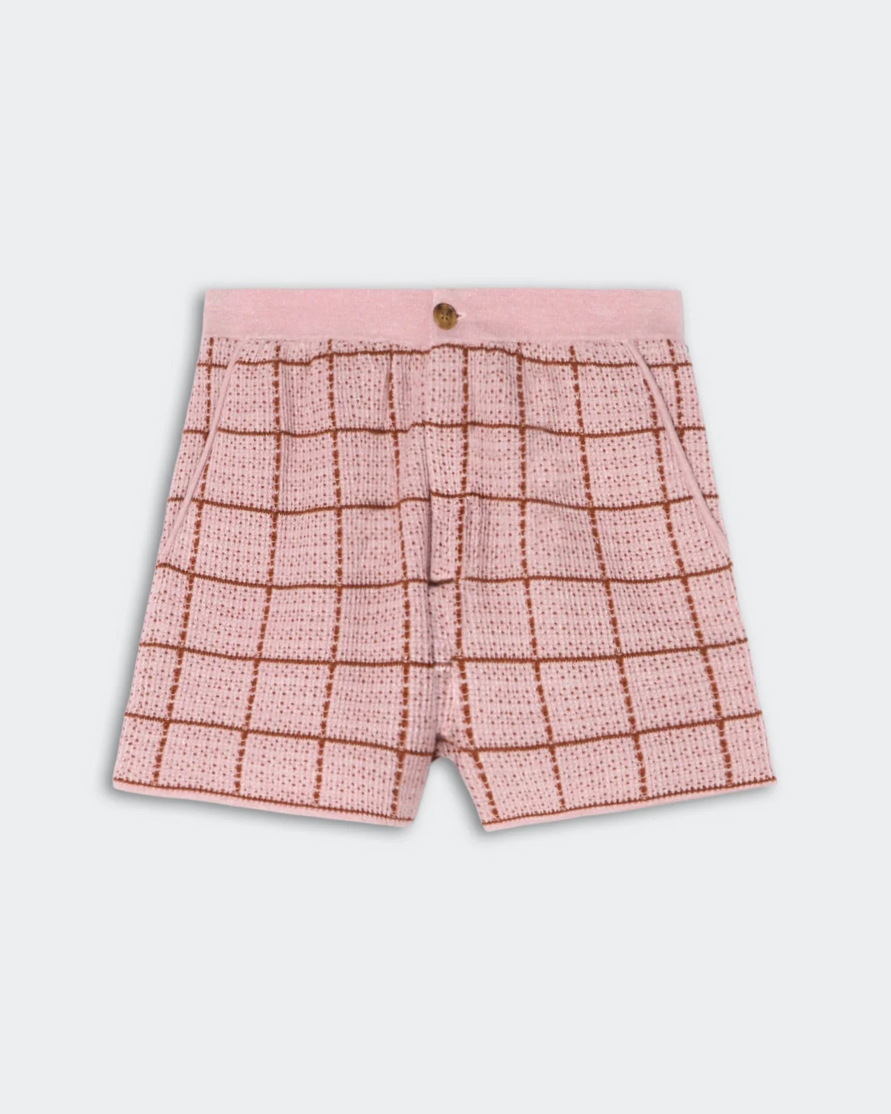 Plaid Short - Sprinkle/Burnt Sienna