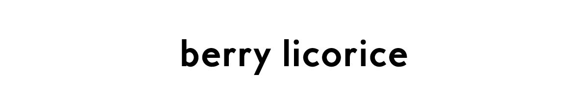 berry licorice