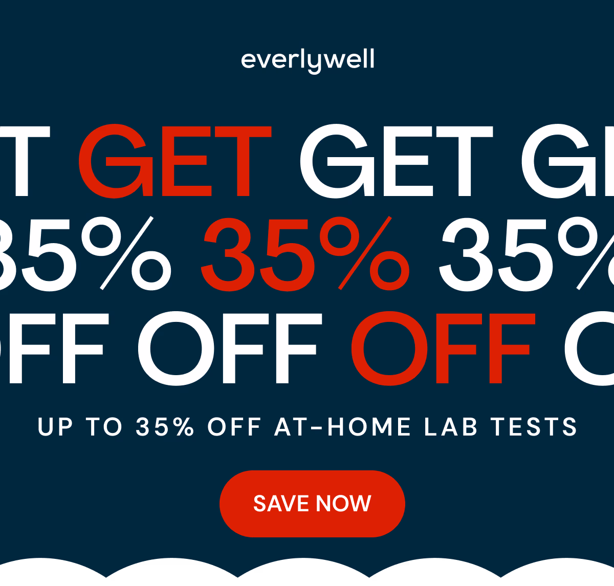 up to 35% OFF at-home lab tests