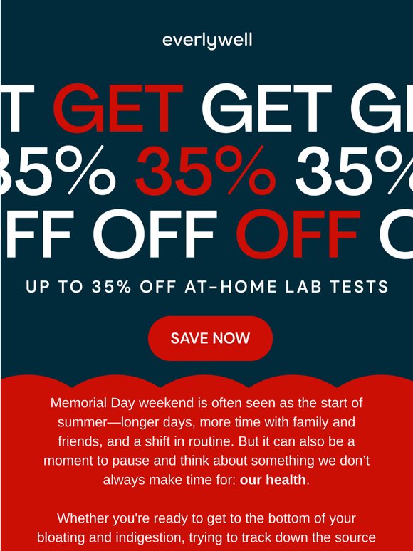 35% OFF to kick start your summer health goals
