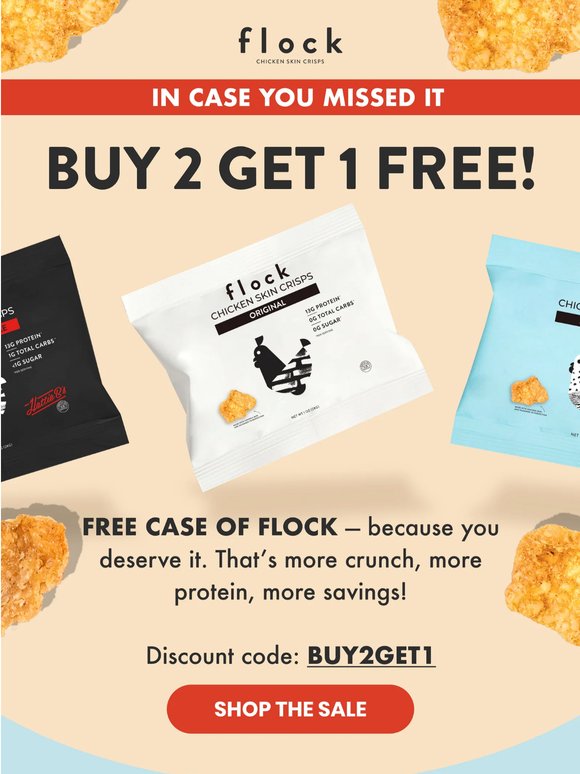 Follow up: FREE Flock for a limited time