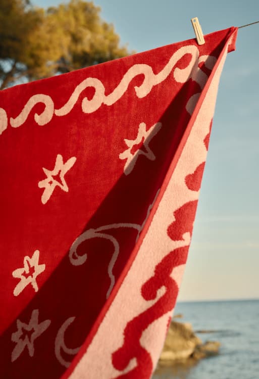 Serviette de plage - Jacques Merle x Bonsoirs