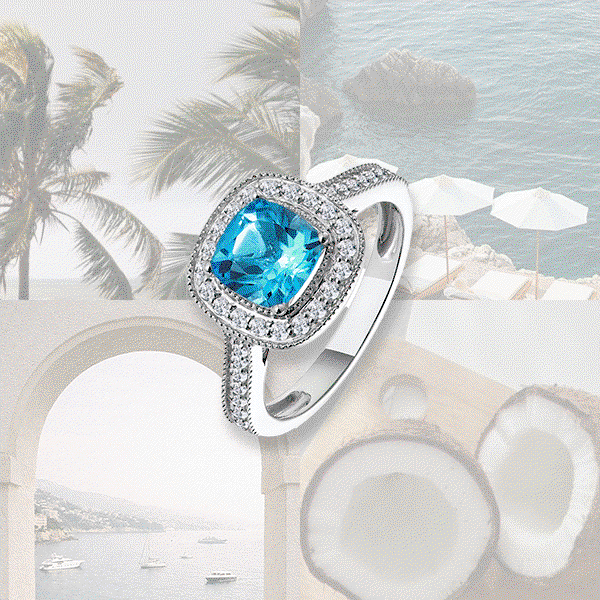 Topaz for Sea views and tropical getaways