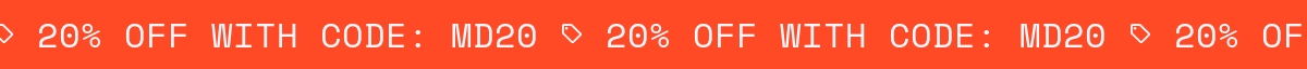 20% OFF With Code: MD20