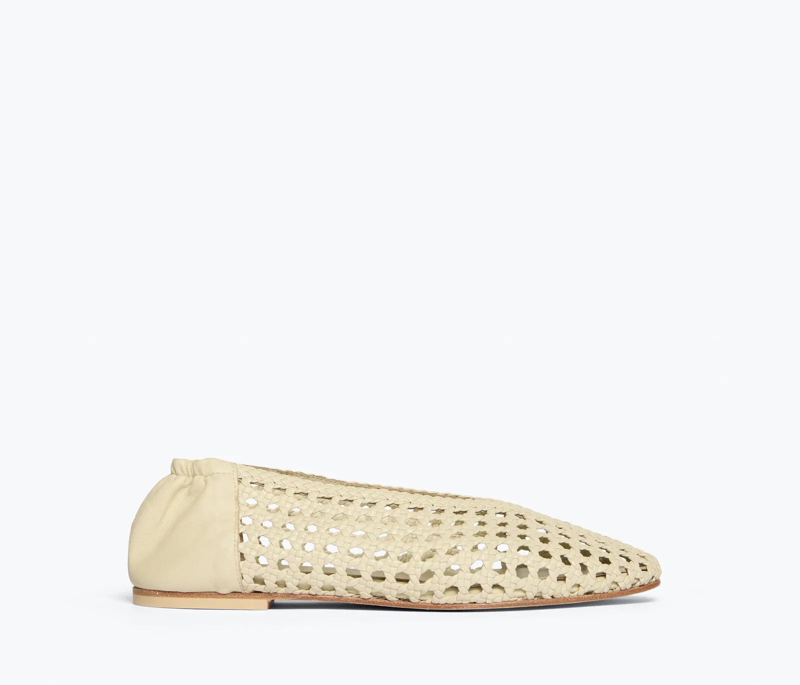 Image of RILEY OPEN WEAVE BALLET FLAT