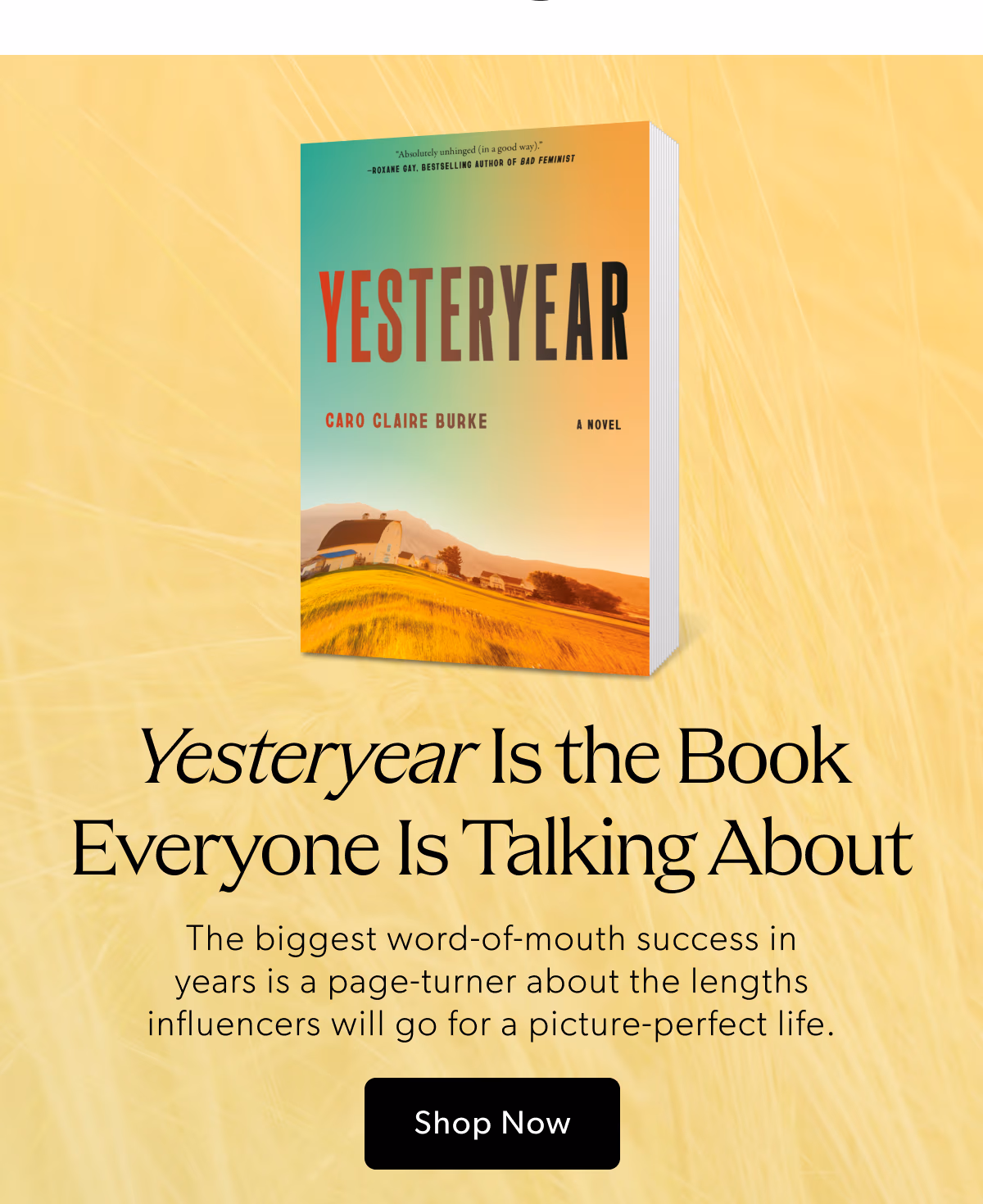Yesteryear Is the Book Everyone Is Talking About | The biggest word-of-mouth success in years is a page-turner about the lengths influencers will go for a picture-perfect life.