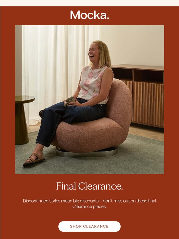 Final Styles, Reduced to Clear.