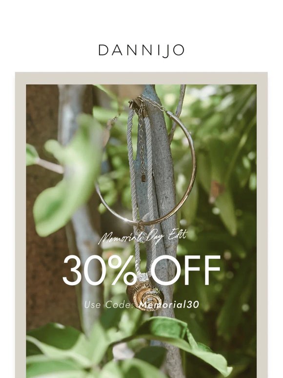 Don't Miss 30% Off