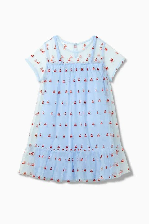 Image of Cherry Tulle Dress - FINAL SALE