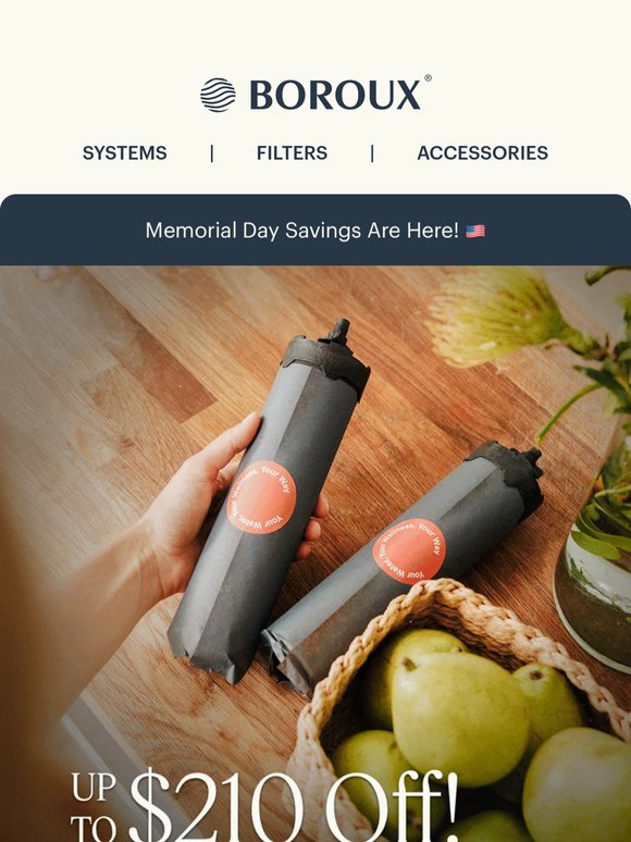 🇺🇸 Memorial Day Starts Now: Up to $210 Off