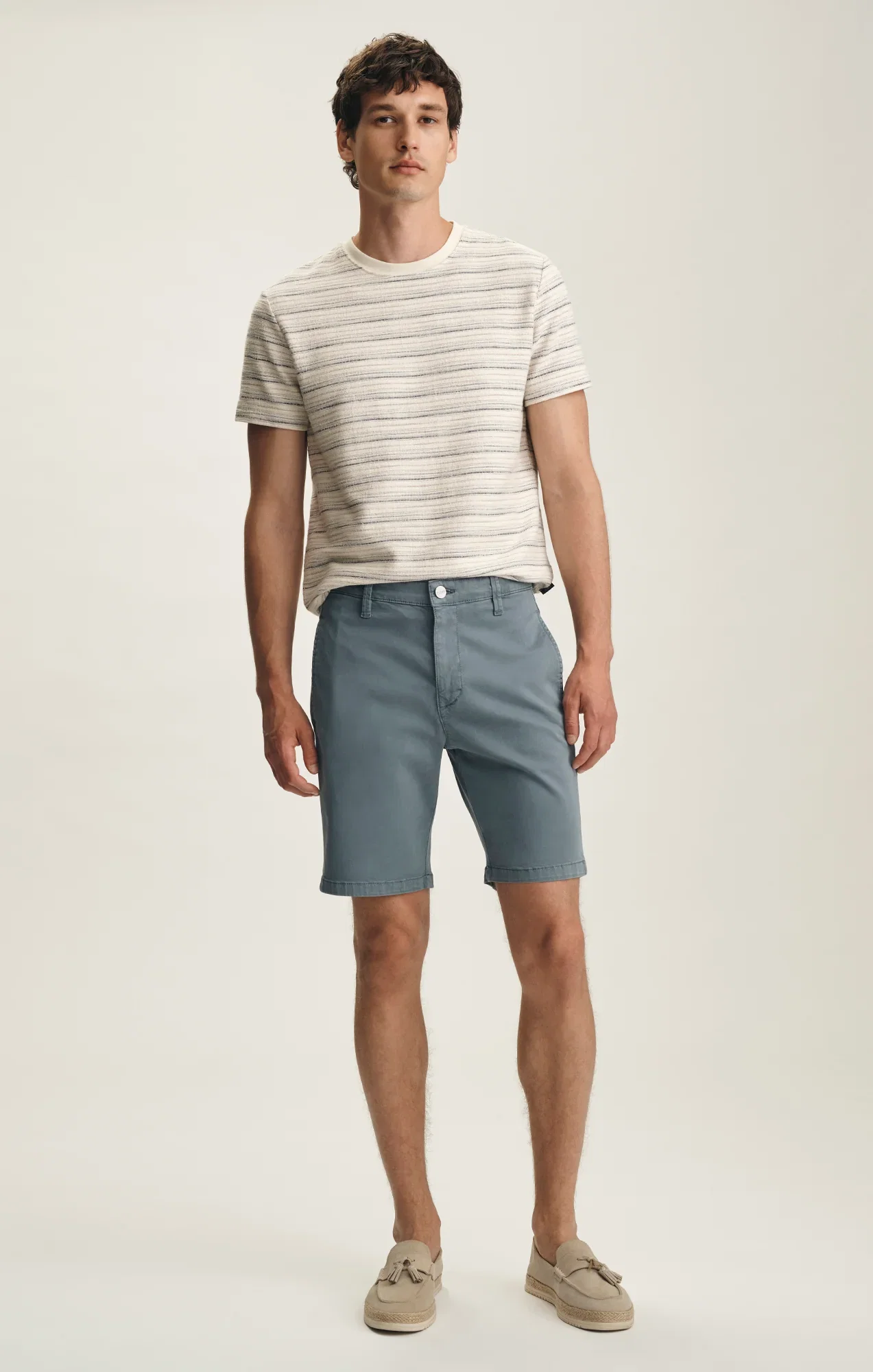 Image of Nevada Classic Shorts In Flint Stone Twill