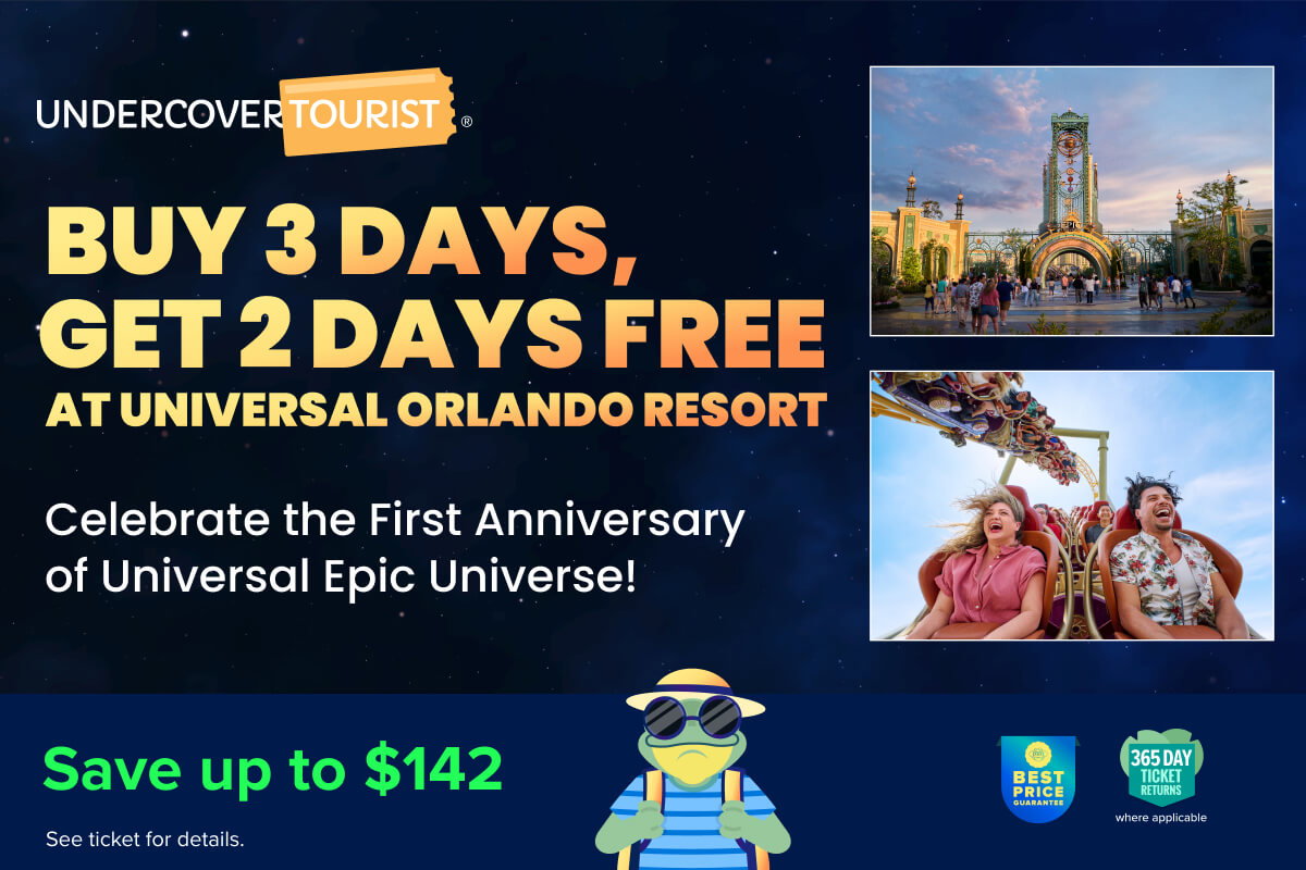 Buy 3 Days at Universal Orlando Resort and Get 2 Days FREE! Promo