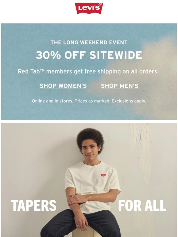 Tapered, just right