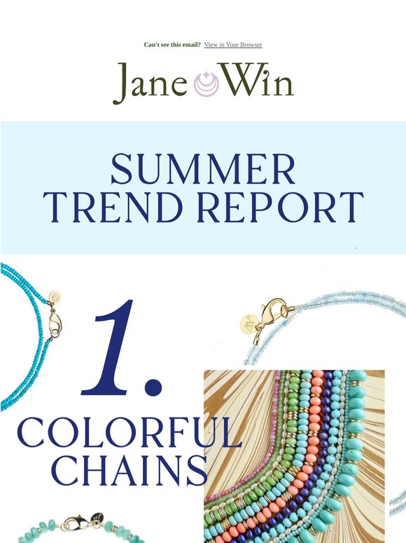 The Summer Trend Report ☀️