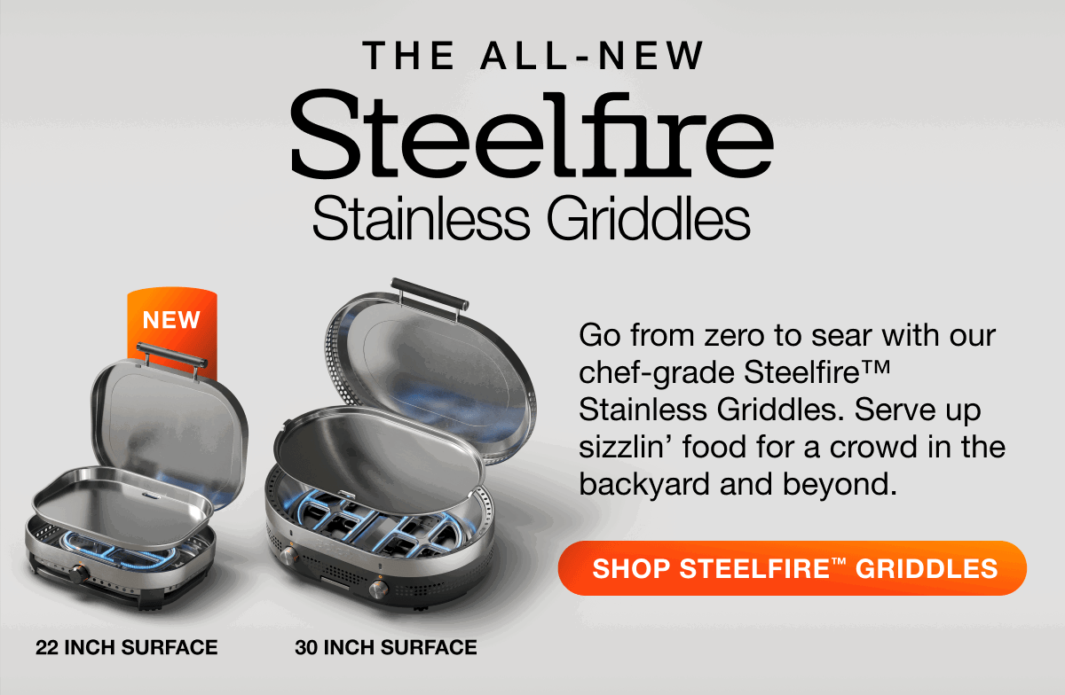Steelfire 22 Stainless Griddle