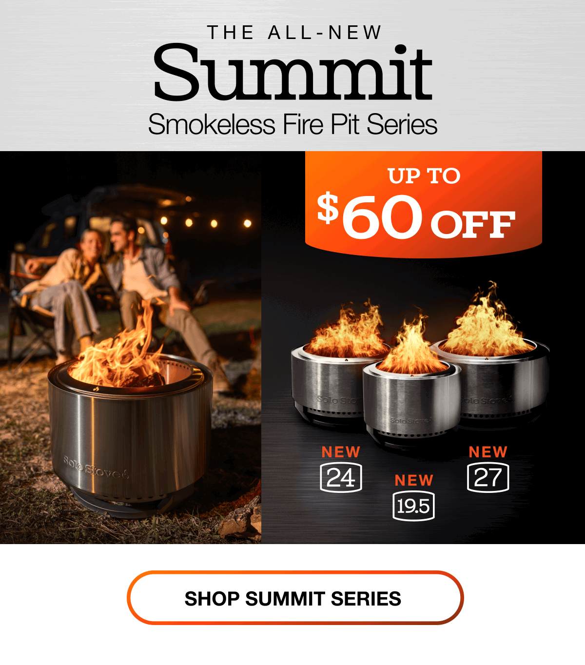 Summit Smokeless Fire Pit Series Sale