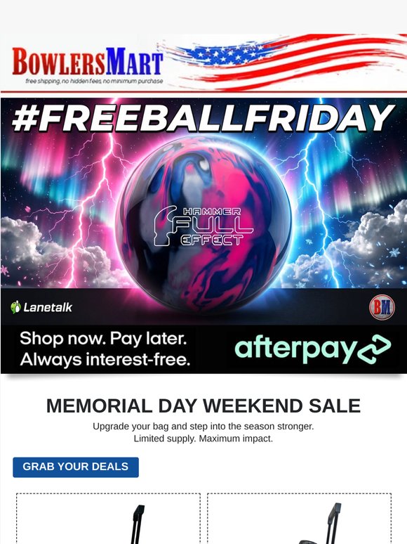 🎆 Free Ball. Big Sale. Long Weekend 🏖️