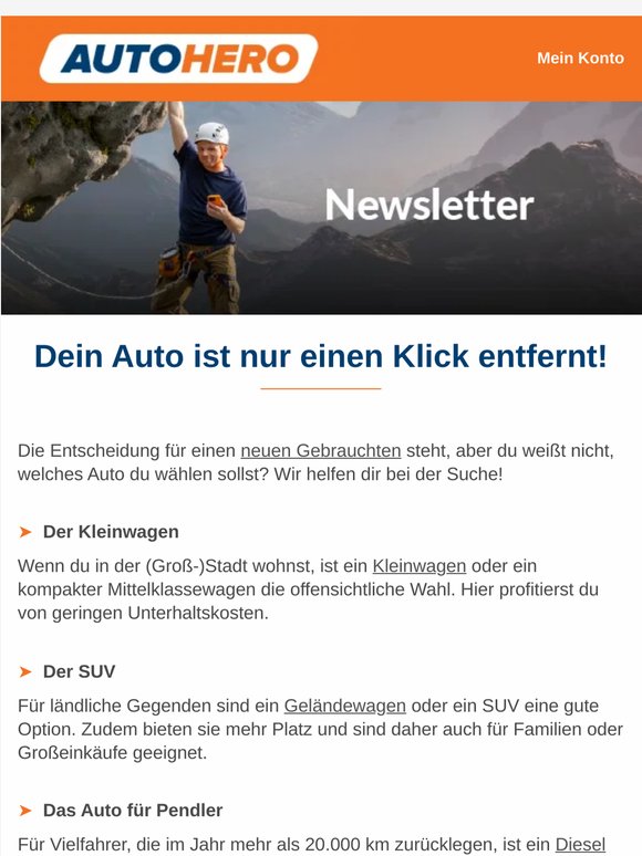 🚗 Finde deinen neuen Gebrauchten mit Autohero