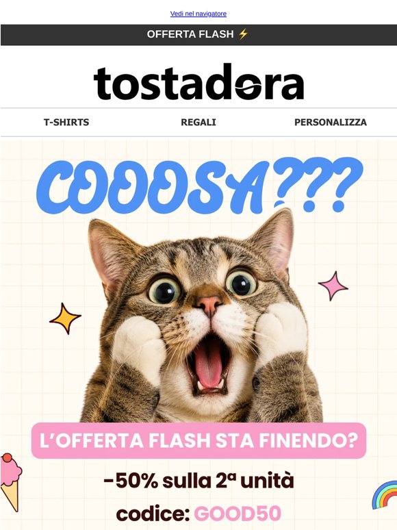 Sì… il -50% finisce presto: MA COSAAA??? 😭