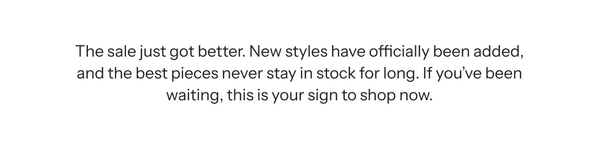 Start of Summer Sale