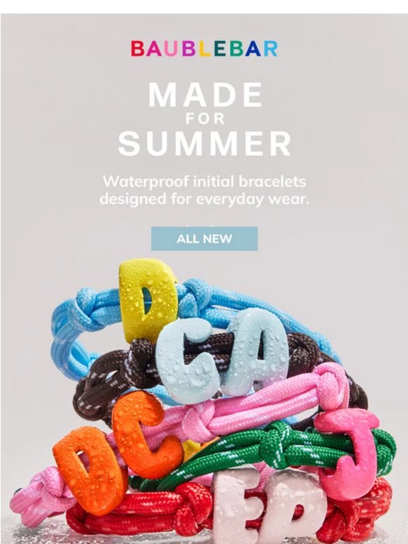 New Waterproof Bracelets 💧