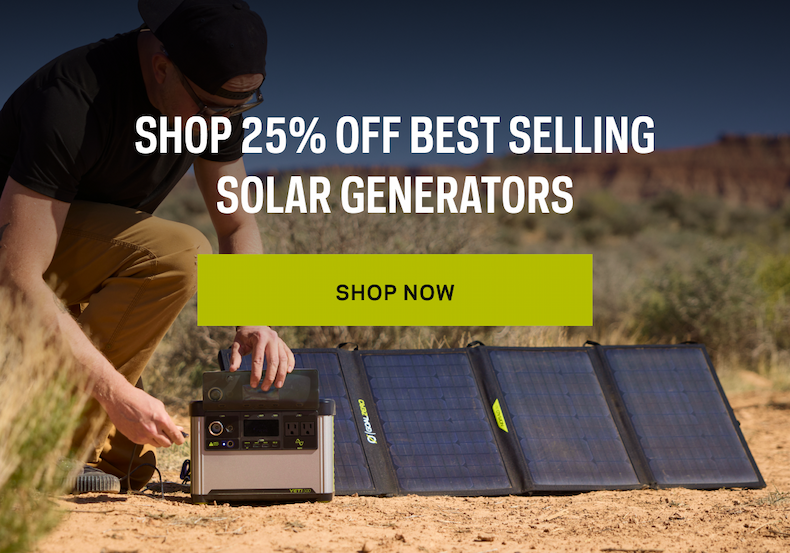 25% Off Solar Generators 