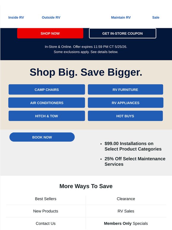Extra $30 off $199+ all weekend long