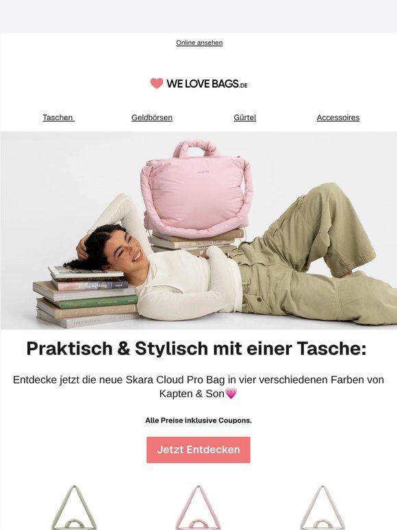 Wir haben die perfekte Tasche für Dich 💗