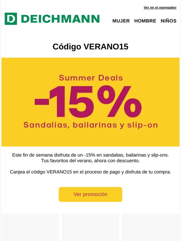 Estrena verano con un -15% ☀️
