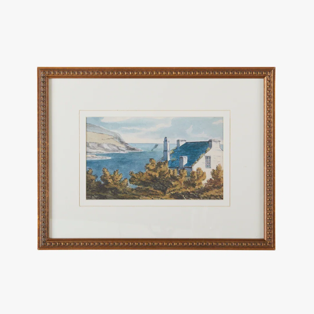 Image of Cliffside House Framed Print