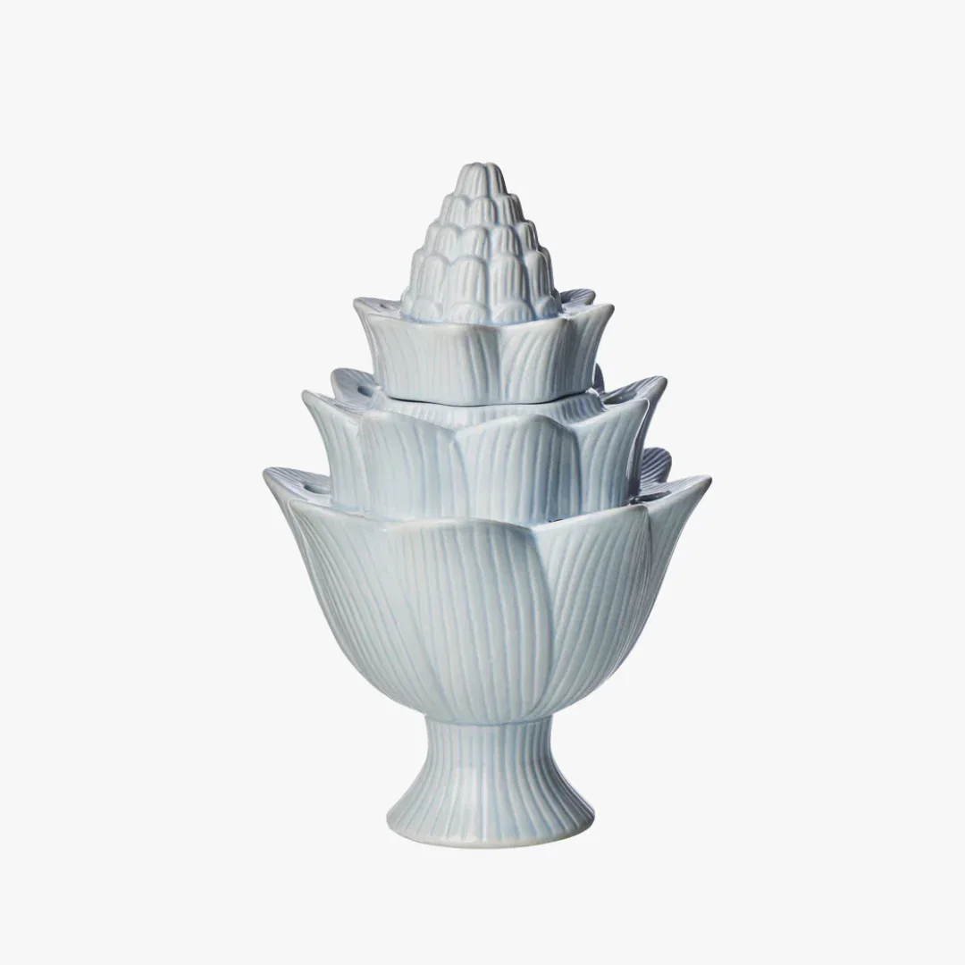 Image of Pale Blue Artichoke Tulipiere