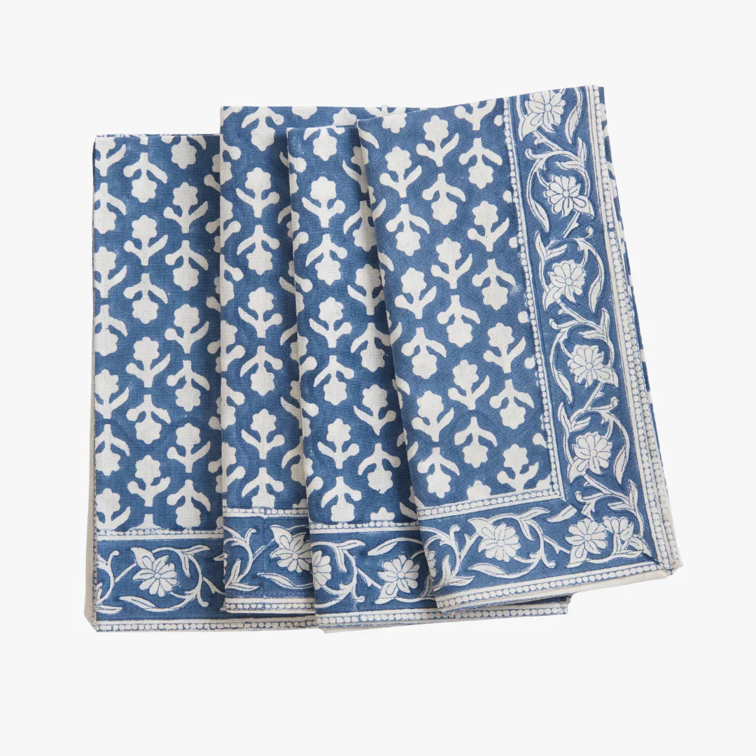 Image of Charlotte Indigo Napkins