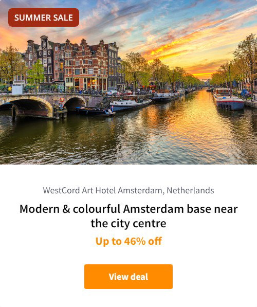 Modern &amp; colourful Amsterdam base near the city centre