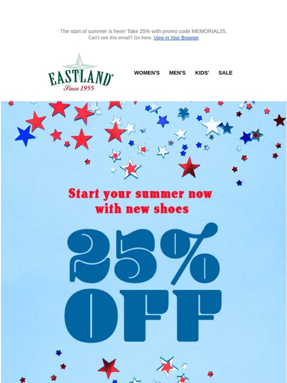 Summer Starts with 25% Off ⭐⭐