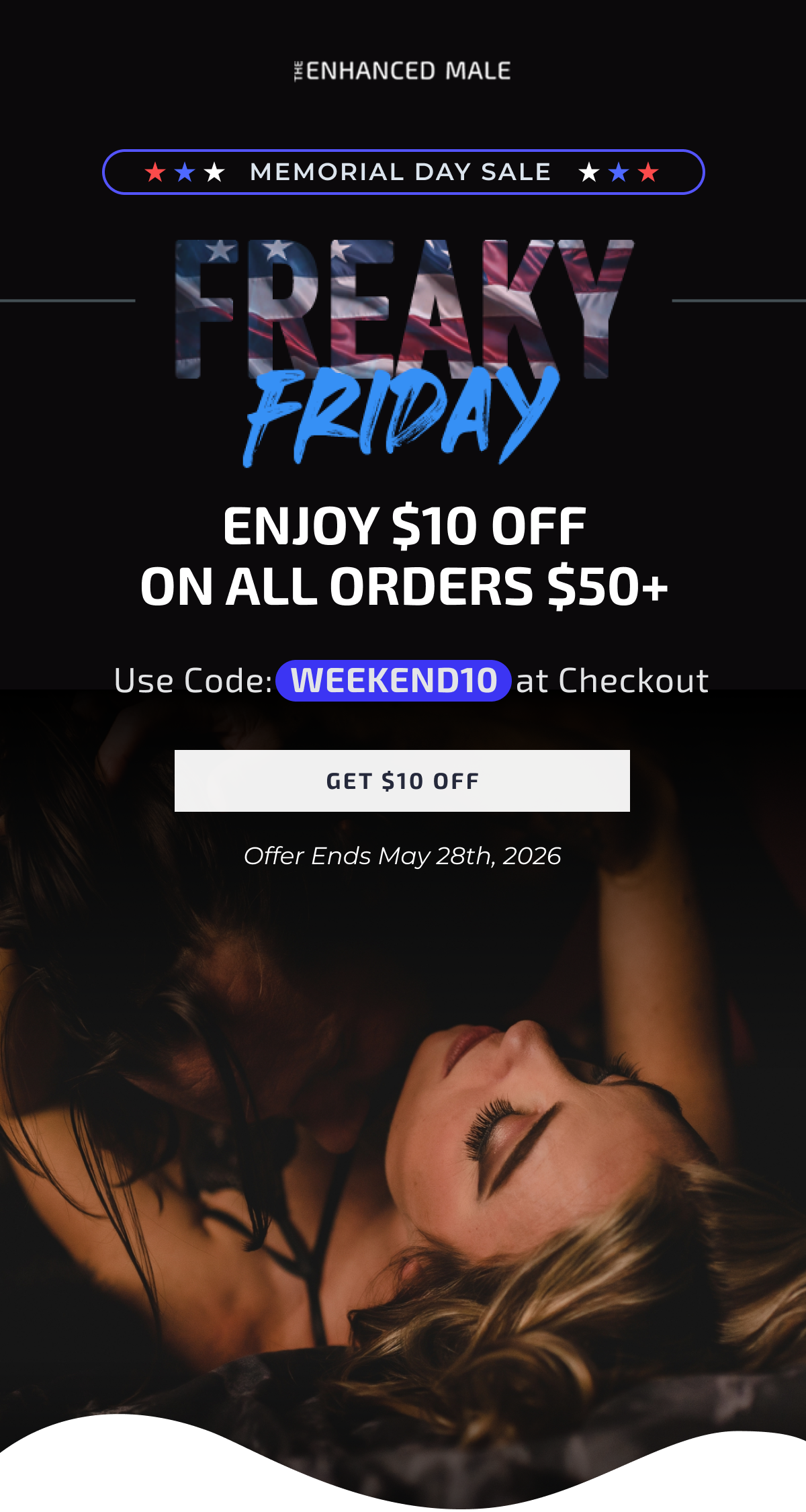 Memorial Day Sale Enjoy $10 OFF On All Orders $50+