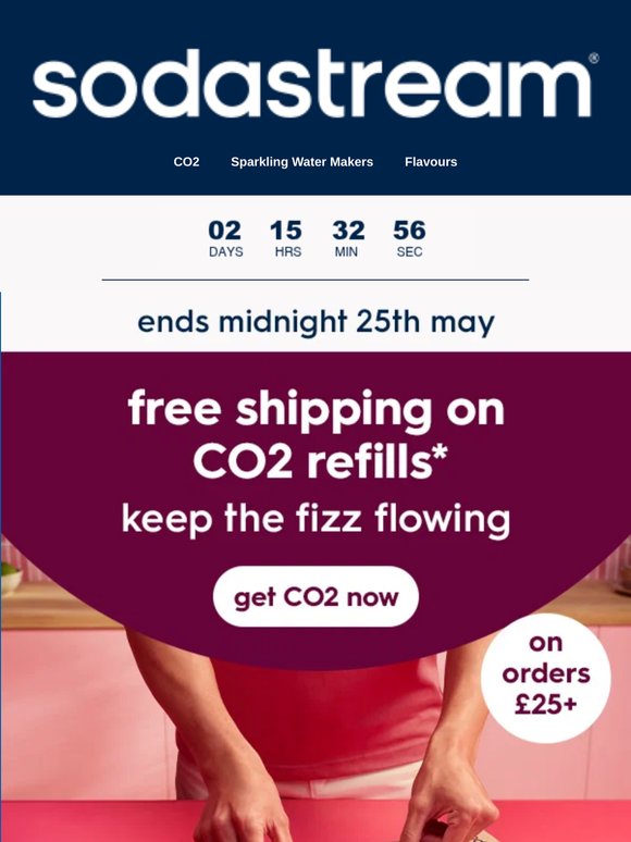 Refill & Save on CO₂ this weekend 🫧