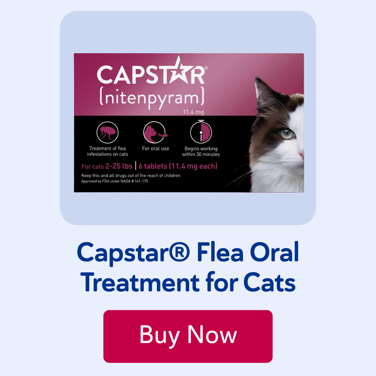Capstar® Flea Oral Treatment for Cats