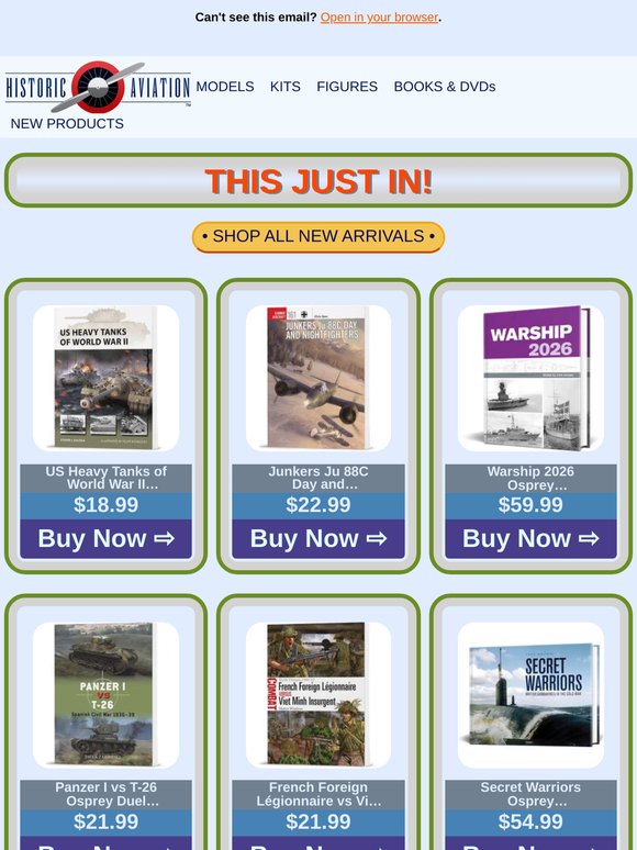 Don’t Miss Out On All New Arrivals!
