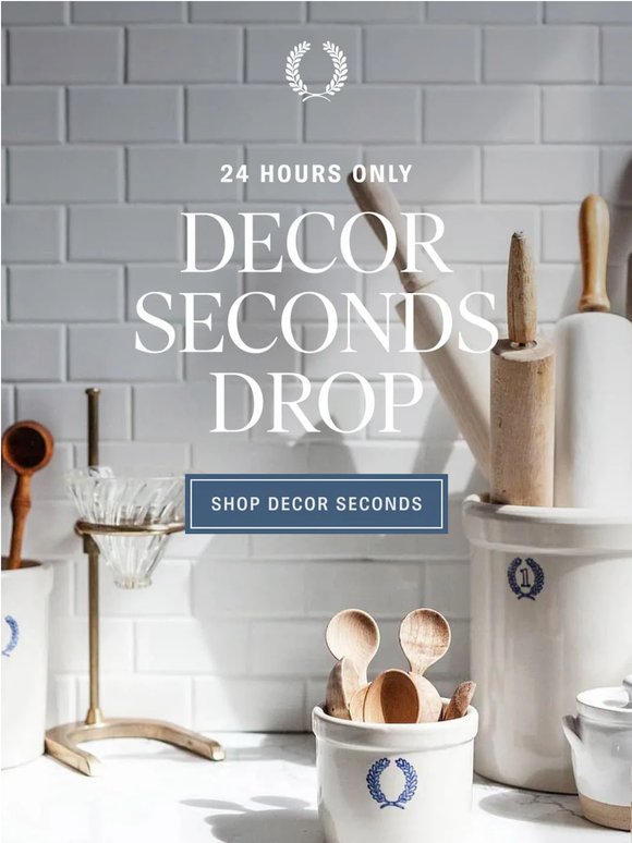 Day Two: The Decor Seconds Drop Is Live