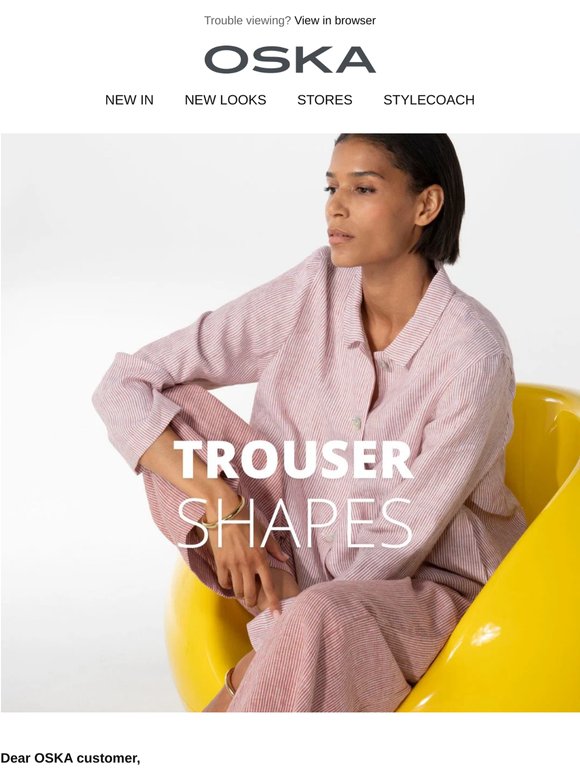 From Slim to Barrel – Discover our trouser styles