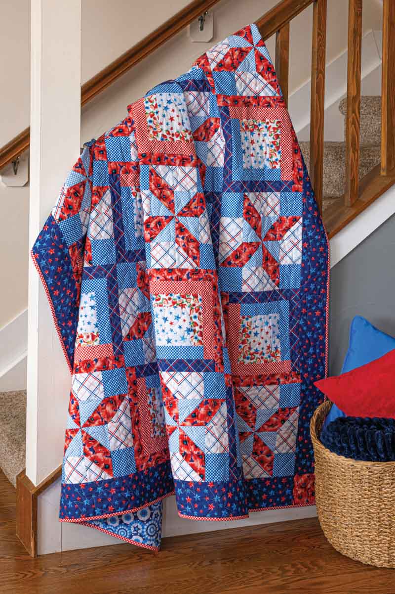 Waves of Stars Quilt Pattern Download