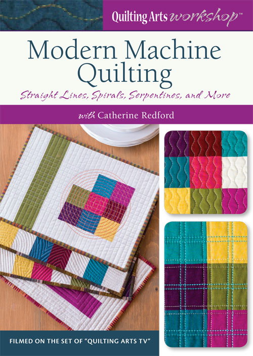 Modern Machine Quilting: Straight Lines, Spirals, Serpentines, and More! Video Download